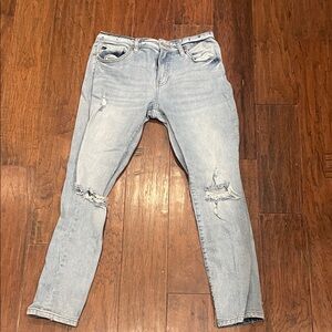 Kancan Blue Distressed Jeans